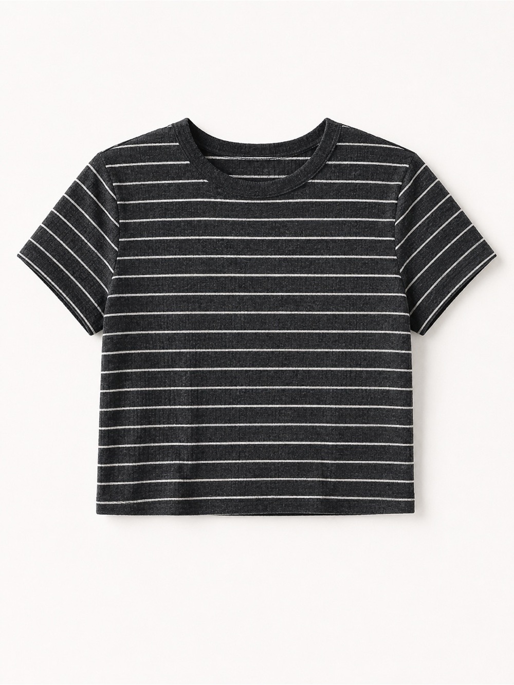 Splash Striped Black and White Top XL